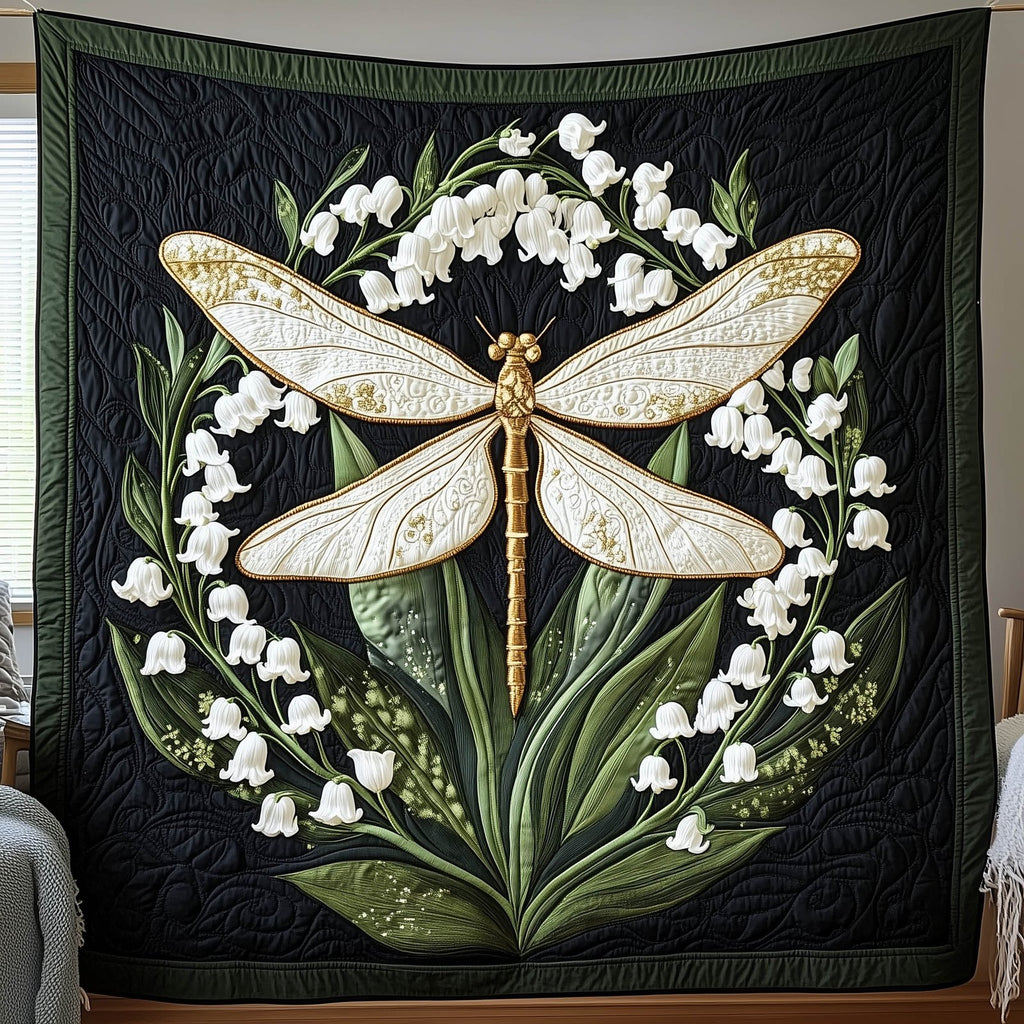 Blossom Wings Quilted Blanket printed blanket