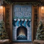 Blue Lantern Hearth Quilted Door Curtain printed door curtain