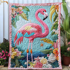 Blush and Bounce Quilted Blanket printed blanket