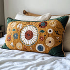 Bohemian Dreamscape Quilted Bedding Cushion Cover printed cushion cover