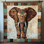 Bohemian Trunk Quilted Blanket printed blanket