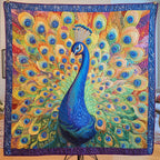 Bold Beauty Quilted Blanket printed blanket