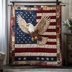 Bold Spirit Quilted Blanket printed blanket