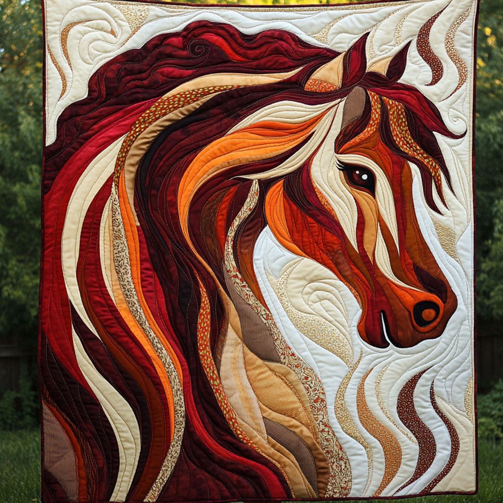Bold Spirit Quilted Blanket printed blanket