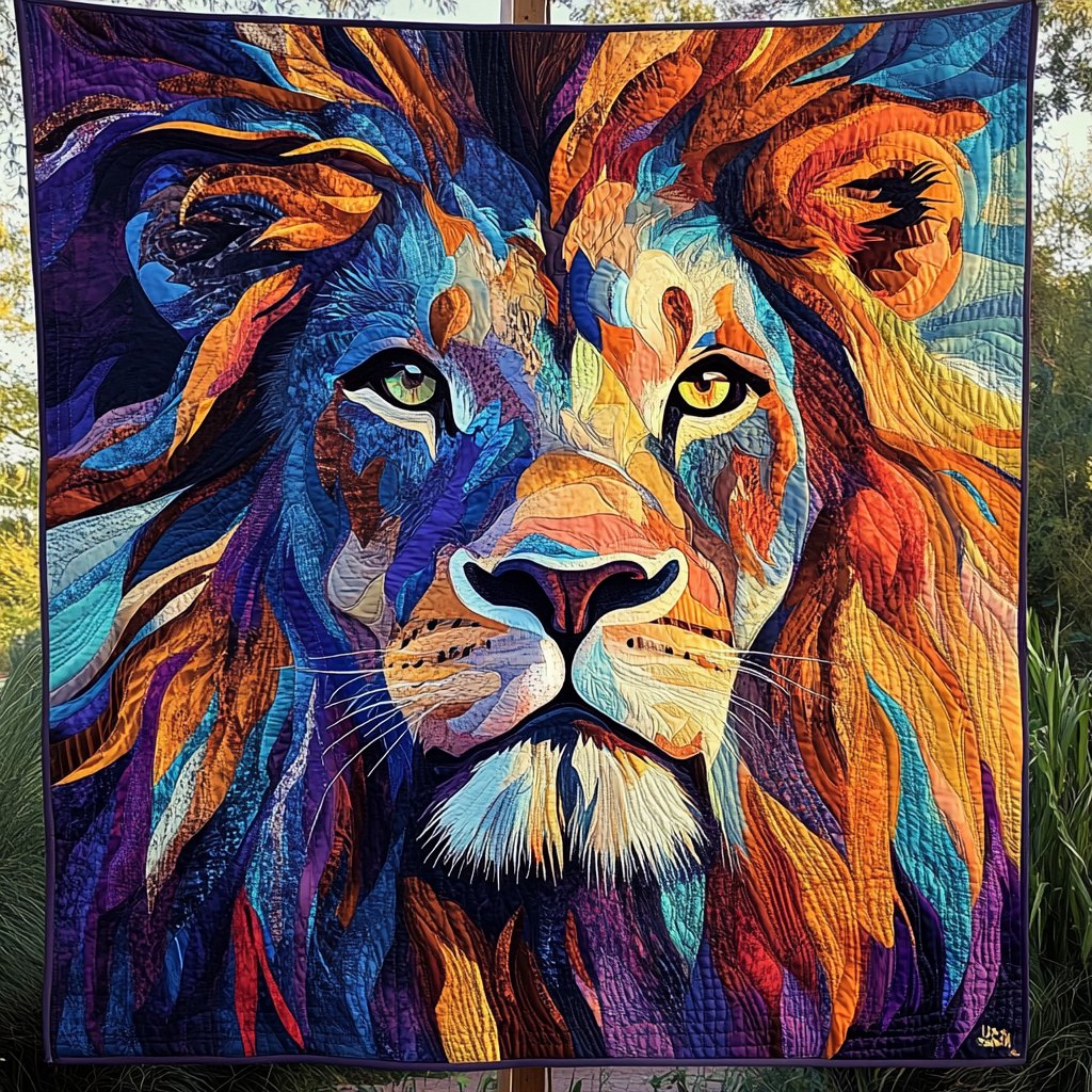 Bold Spirit Quilted Blanket printed blanket