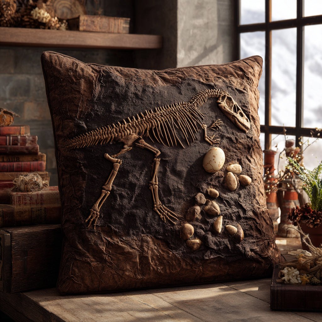 Bones Abyss Quilted Cushion Cover printed cushion cover