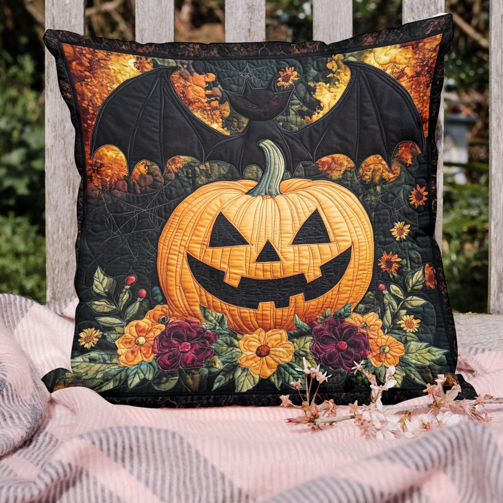 Boo Crew Quilted Cushion Cover printed cushion cover