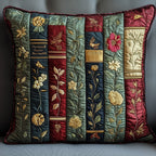 Book Charm Quilted Cushion Cover printed cushion cover