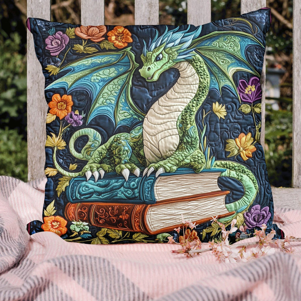 Book Guardian Quilted Cushion Cover printed cushion cover