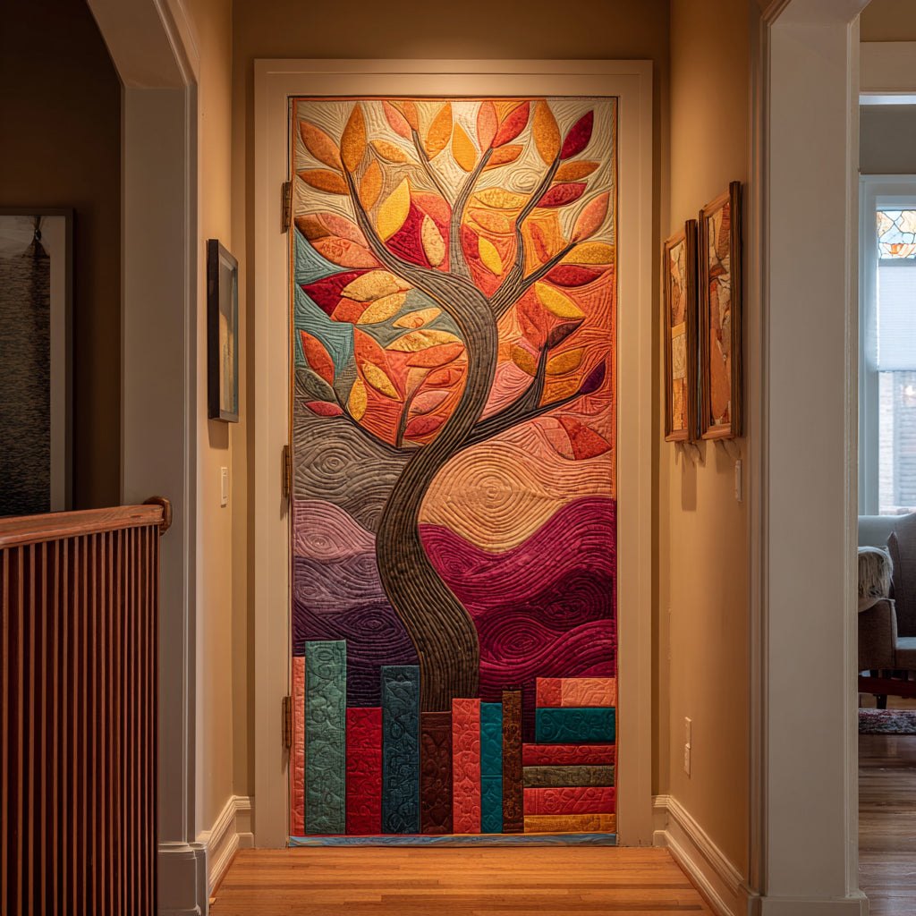 Book Harmony Quilted Door Curtain printed door curtain