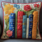 Book Quilted Cushion Cover printed cushion cover