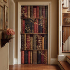 Book Sanctuary Quilted Door Curtain printed door curtain