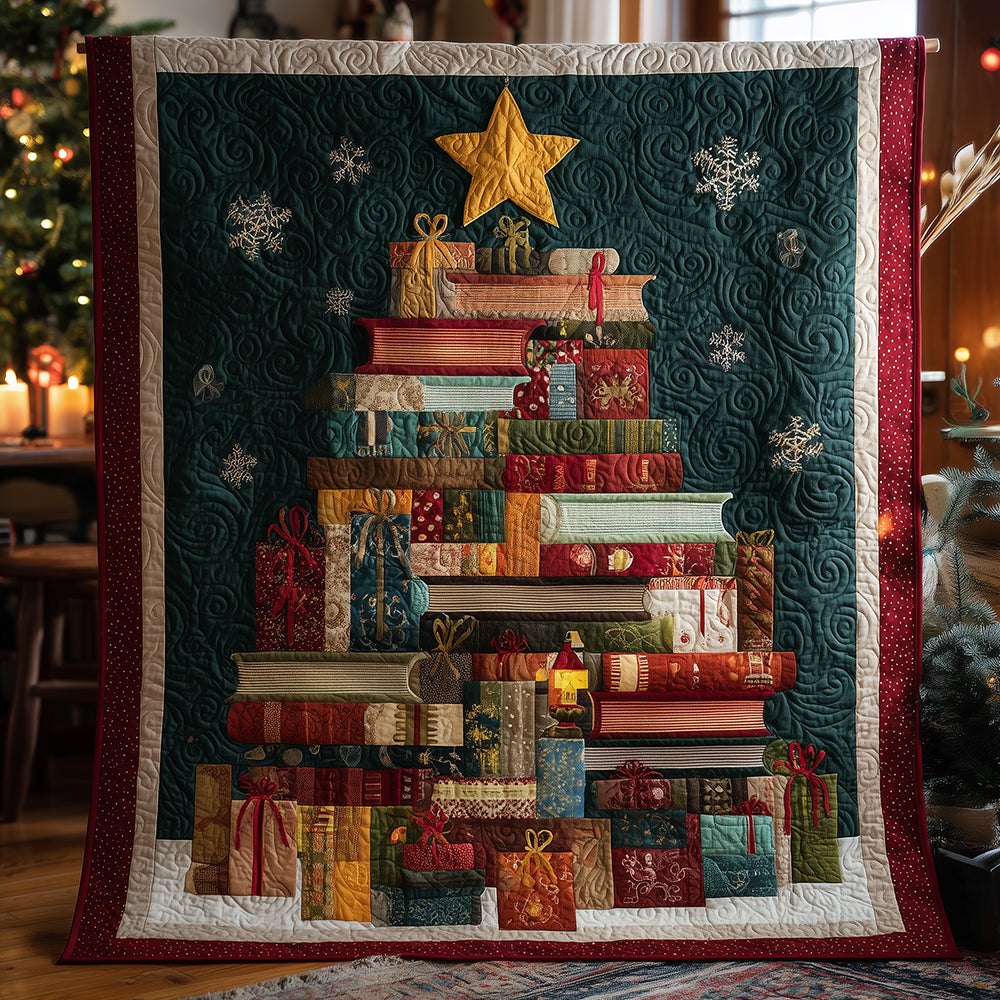 Book Tree Magic Quilted Blanket printed blanket