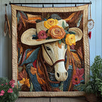 Boots and Spurs Quilted Blanket printed blanket
