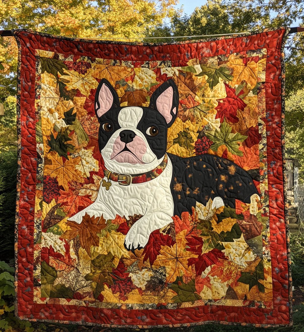 Boston Charm Quilted Blanket printed blanket