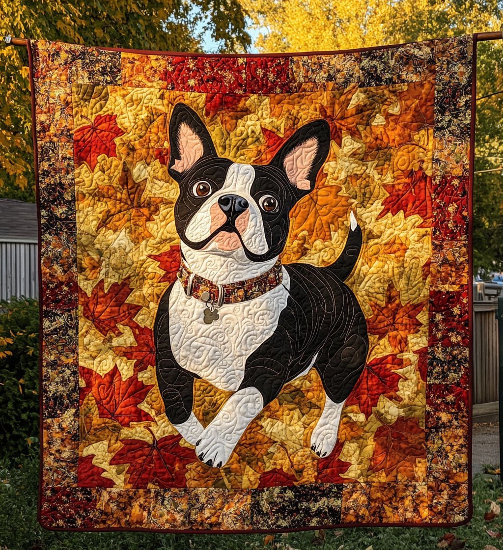 Boston Haven Quilted Blanket printed blanket