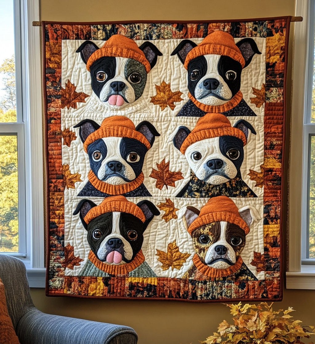 Boston Serenity Quilted Blanket printed blanket