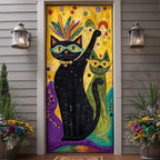 Bourbon Street Whisper Quilted Door Curtain printed door curtain
