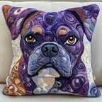 Boxer Dog Quilted Cushion Cover printed cushion cover