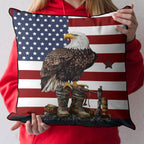 Brave Frontier Quilted Cushion Cover printed cushion cover