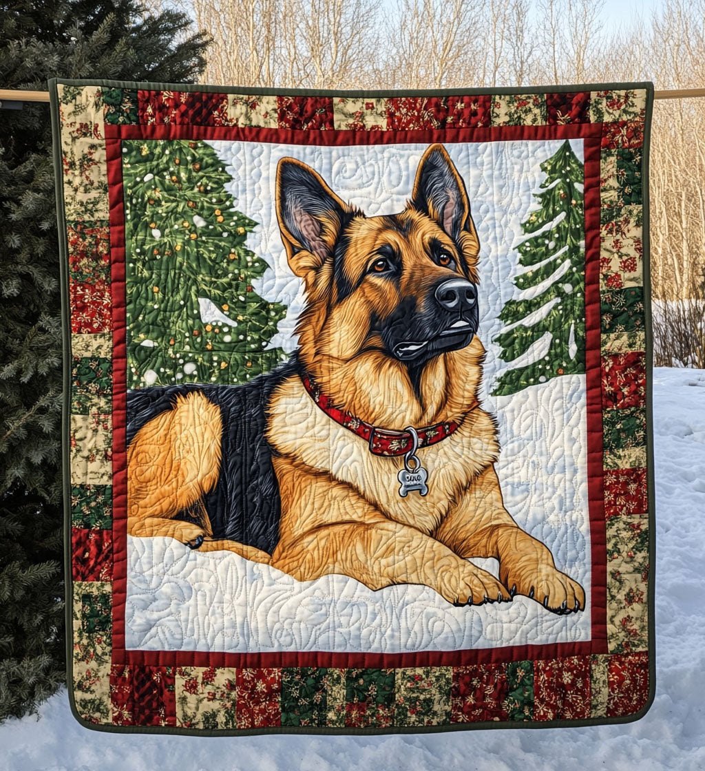 Brave Shepherd Quilted Blanket printed blanket