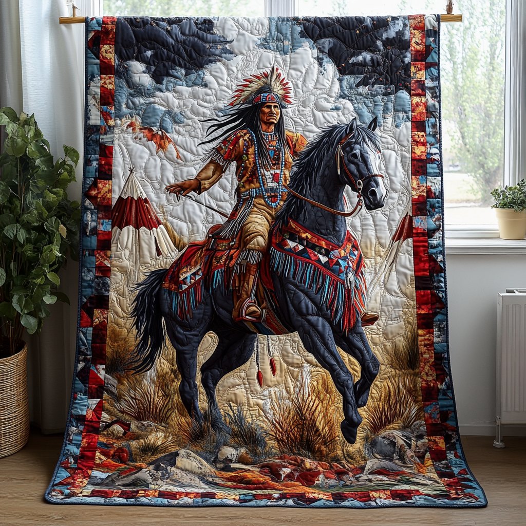Braveheart Journey Quilted Blanket printed blanket