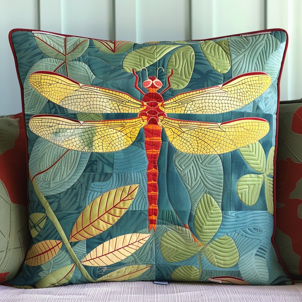 Breeze Ballet Quilted Cushion Cover printed cushion cover