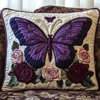 Butterfly Dreams Quilted Cushion Cover printed cushion cover