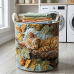 Butterfly Snooze Quilted Laundry Hamper printed laundry hamper
