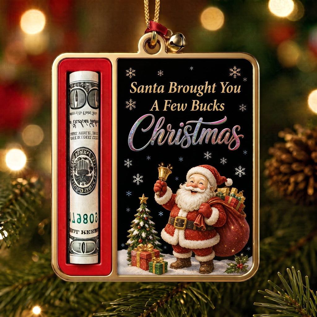 Santa Cash Holder Ornament