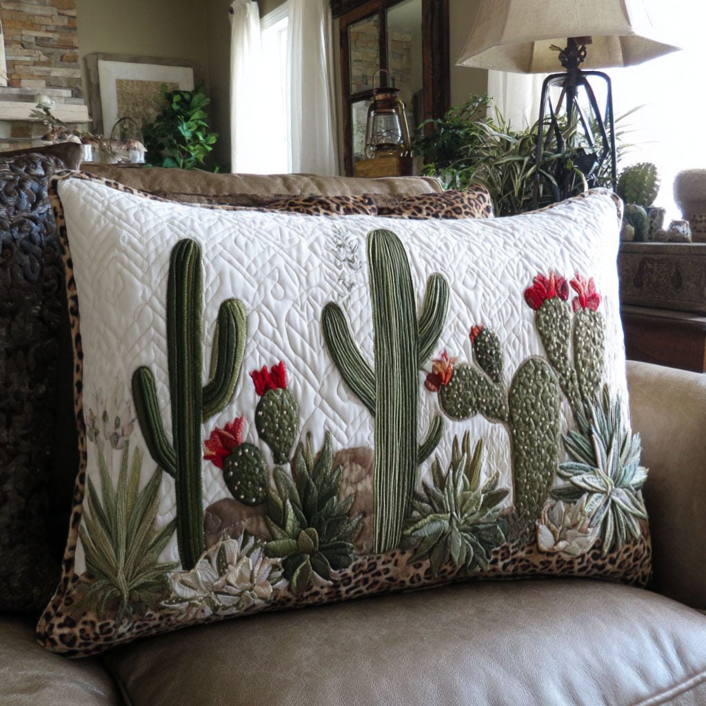 Cactus Quilted Bedding Cushion Cover printed cushion cover