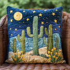 Cactus Sky Quilted Cushion Cover printed cushion cover