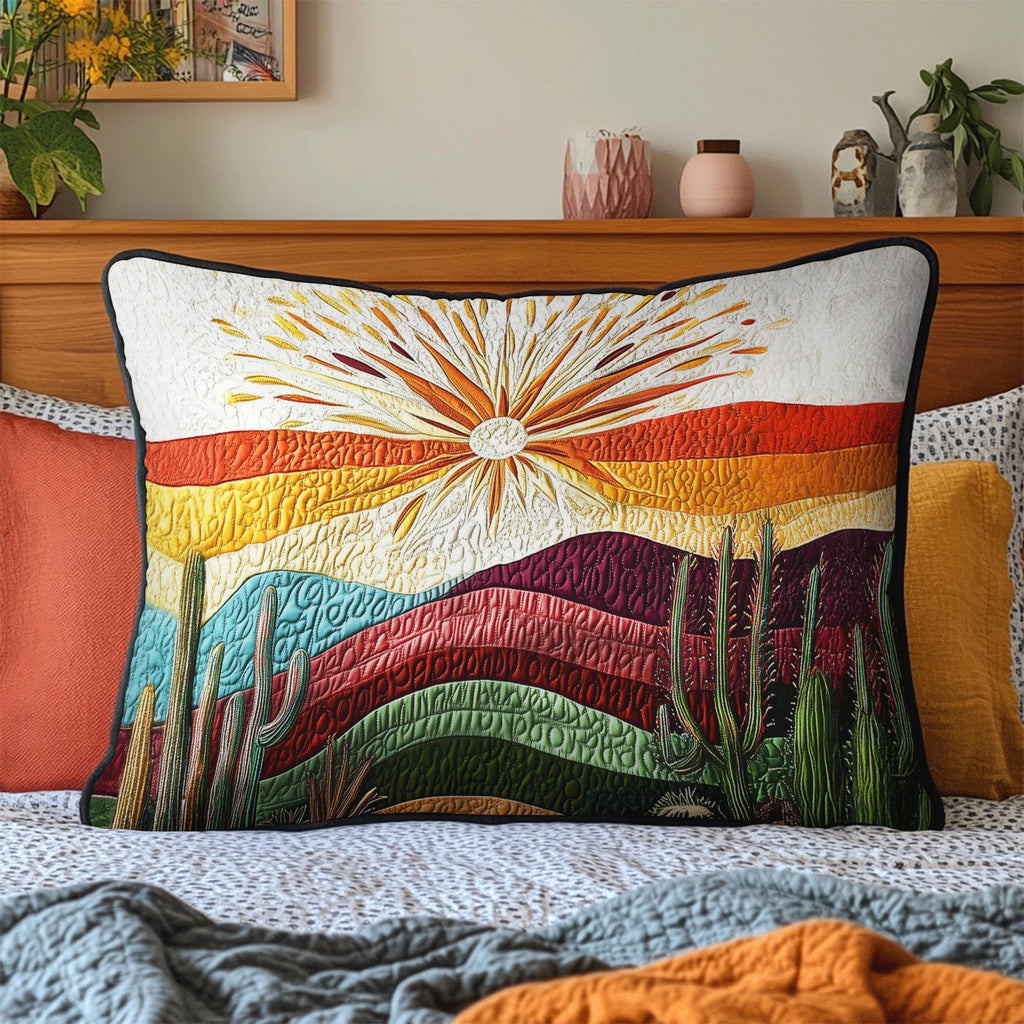 Cactus Sunset Bedding Cushion Cover printed cushion cover
