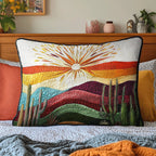 Cactus Sunset Bedding Cushion Cover printed cushion cover