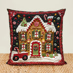 Candy Wonderland Quilted Cushion Cover printed cushion cover
