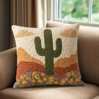 Canyon Dune Quilted Cushion Cover printed cushion cover