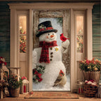 Cardinal Joy Quilted Door Curtain printed door curtain