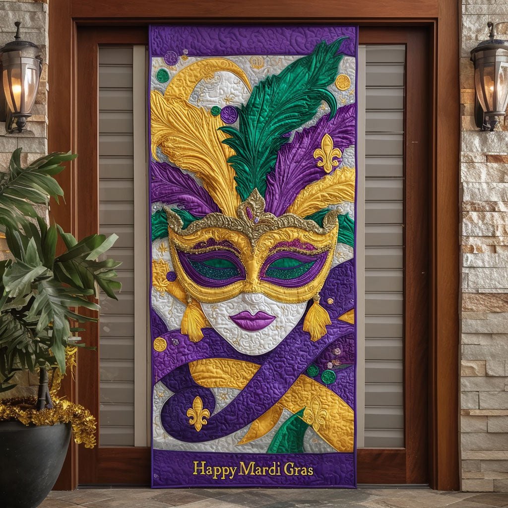 Carnival Royale Quilted Door Curtain printed door curtain