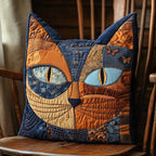 Cat Quilted Cushion Cover printed cushion cover