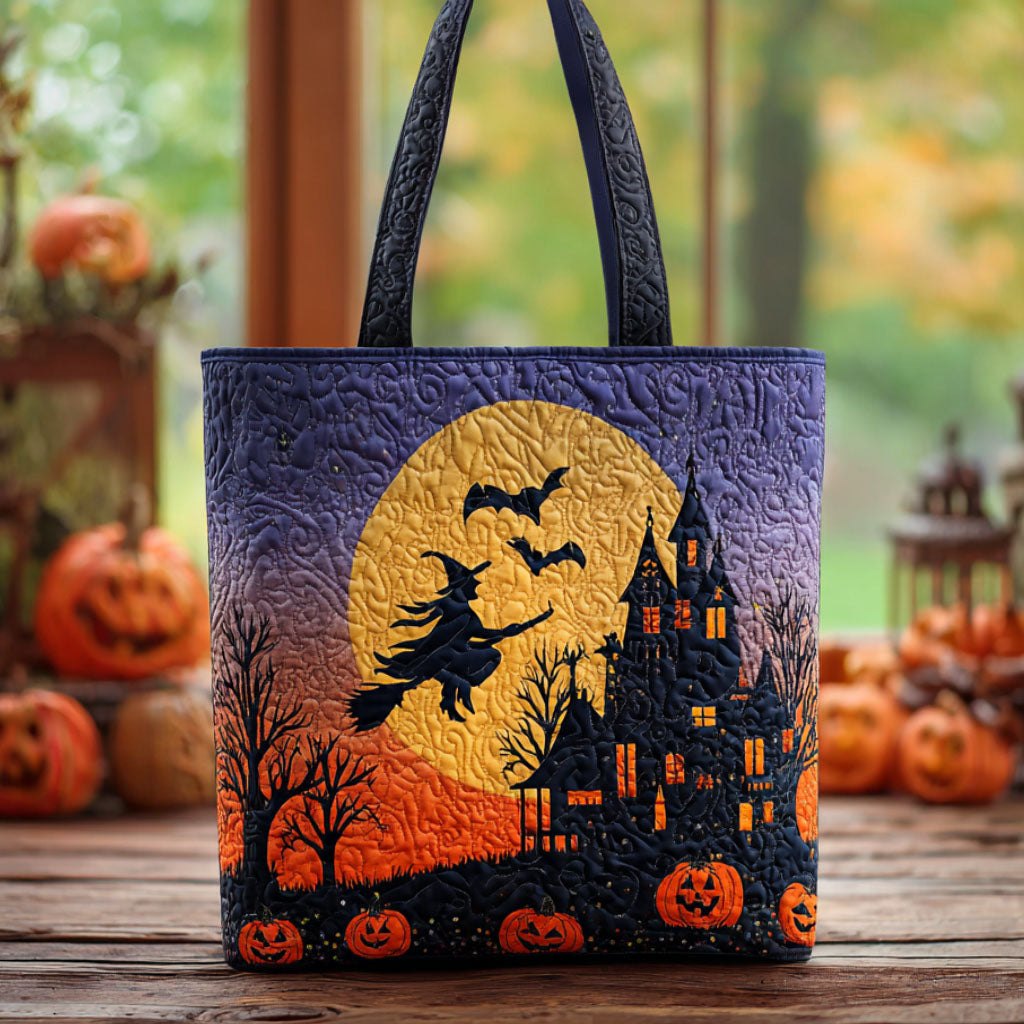 Cauldron Dreams Quilted Tote Bag printed tote bag