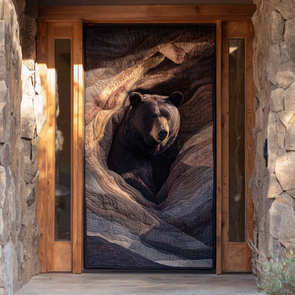 Cave Guardian Quilted Door Curtain printed door curtain