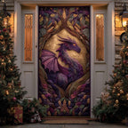 Celestial Warden Quilted Door Curtain printed door curtain