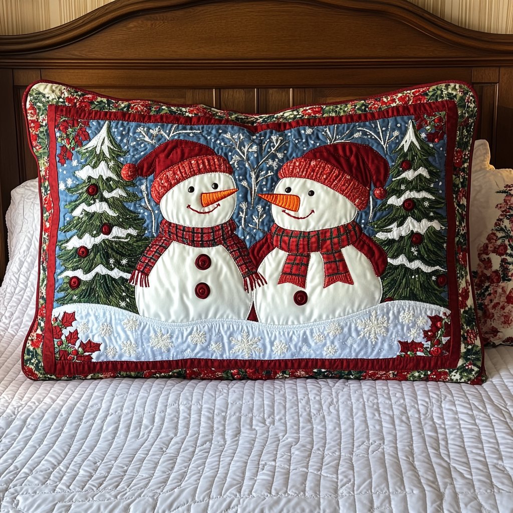 Cheerful Companions Quilted Bedding Cushion Cover printed cushion cover