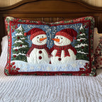 Cheerful Companions Quilted Bedding Cushion Cover printed cushion cover
