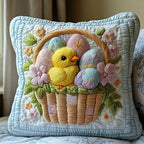 Chick Charm Quilted Cushion Cover printed cushion cover