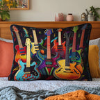 Chord Craze Quilted Bedding Cushion Cover printed cushion cover
