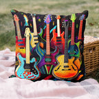 Chord Craze Quilted Cushion Cover printed cushion cover
