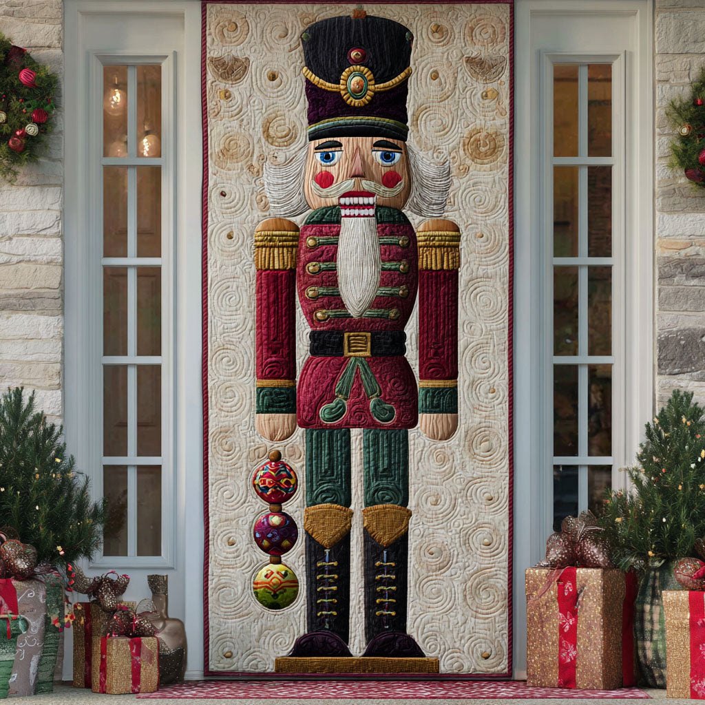 Christmas Battalion Quilted Door Curtain printed door curtain