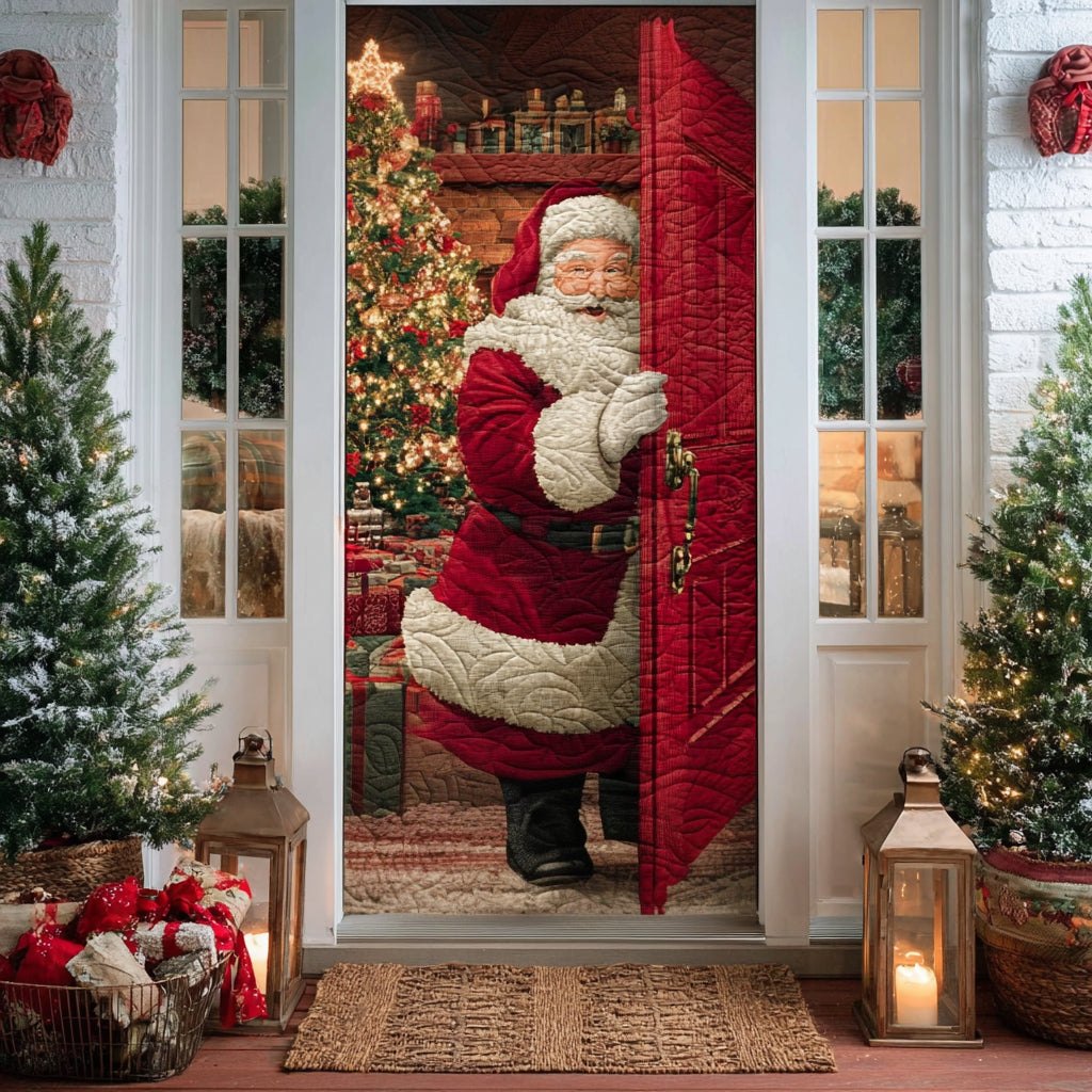 Christmas Guest Quilted Door Curtain printed door curtain
