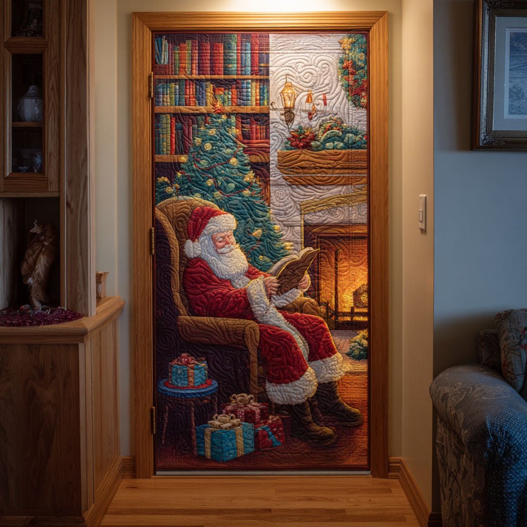 Christmas Tales Quilted Door Curtain printed door curtain